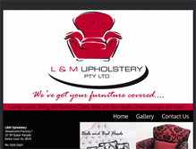 Tablet Screenshot of lmupholstery.com.au